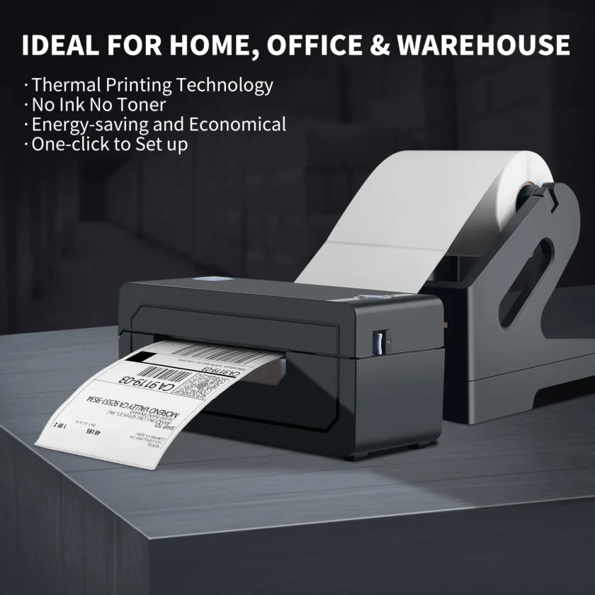 JADENS Bluetooth Thermal 4x6 Shipping Label Printer - Image 8