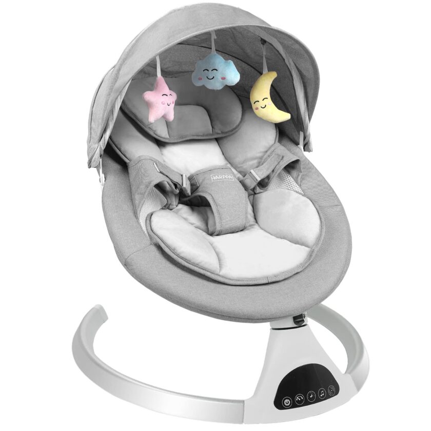 HARPPA Electric Baby Swing for Infants to Toddler with 5 Speed