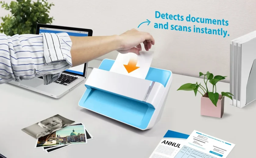 Plustek Photo Scanner, 4x6 Photo in 2sec, Auto Crop and Deskew CCD Sensor - Image 7