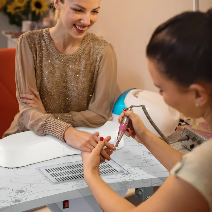 LDAILY Portable Nail Table with Electric Dust Collector - Image 3