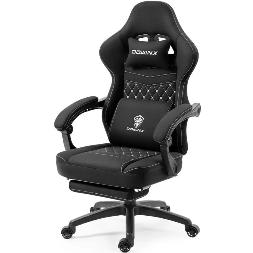 Dowinx Gaming Chair Breathable Fabric Computer Chair - Image 4