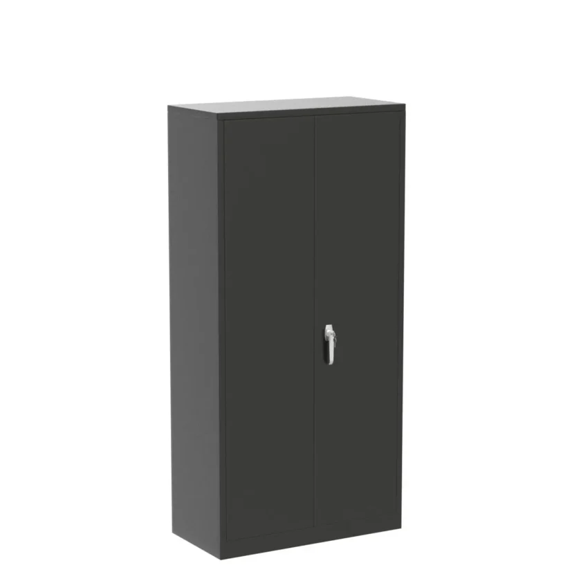 Greenvelly 72�� Black Storage Cabinet with Doors - Image 6