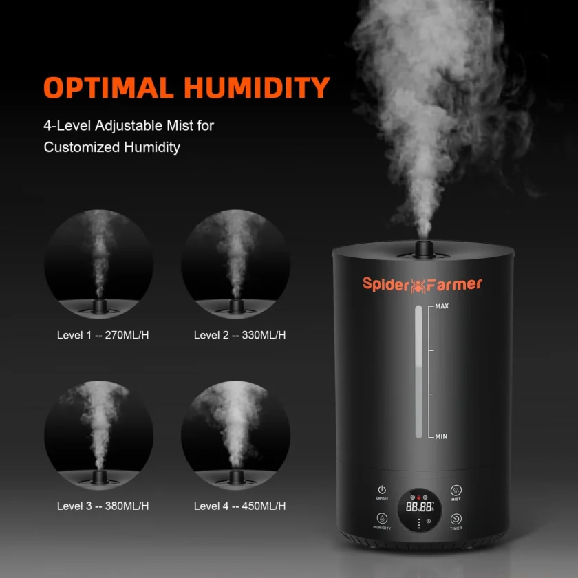 Spider Farmer 3-in-1 6L Grow Tent Humidifier - Image 6