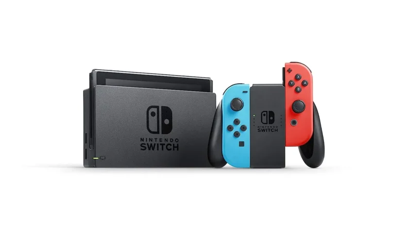 Nintendo Switch with Neon Blue and Neon Red Joy‑Con - Image 3