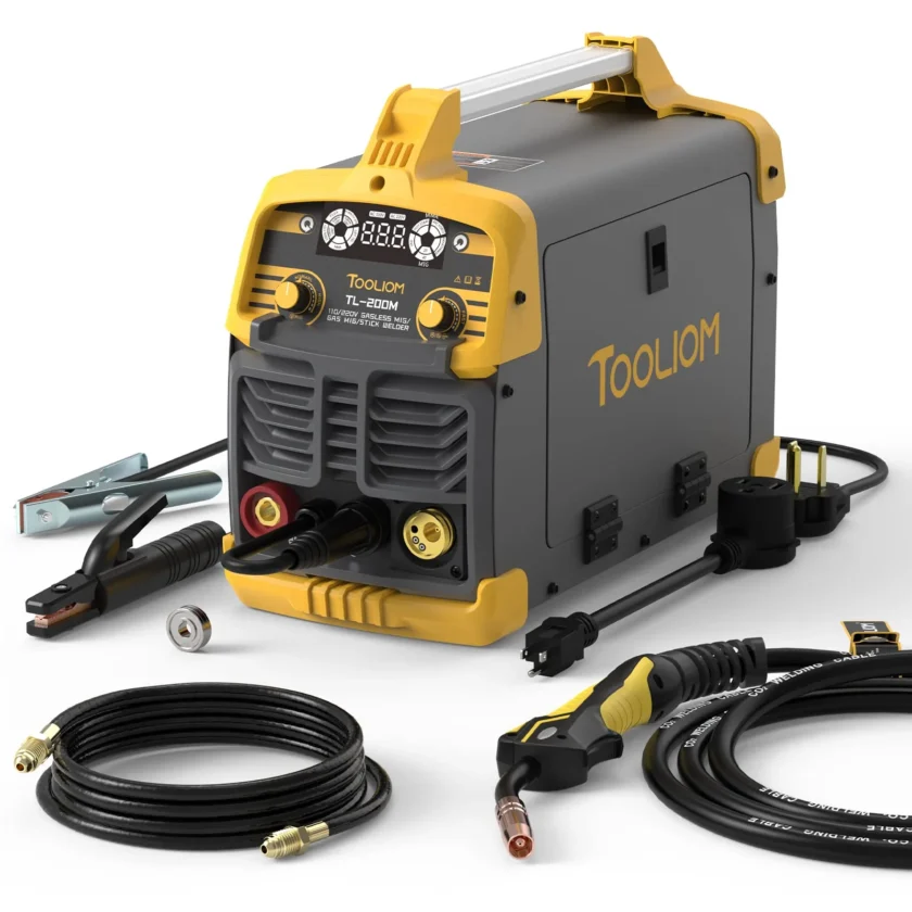 TOOLIOM 200M 3 in 1 Flux MIG Welder 110 / 220V Dual Voltage