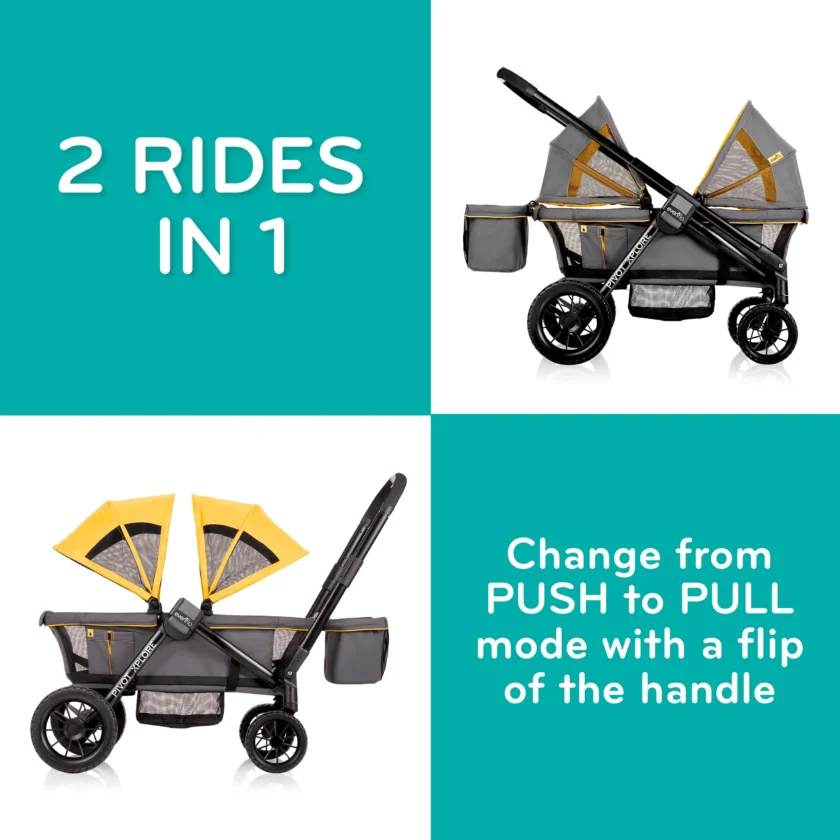 Evenflo Pivot Xplore All-Terrain Stroller Wagon - Image 2