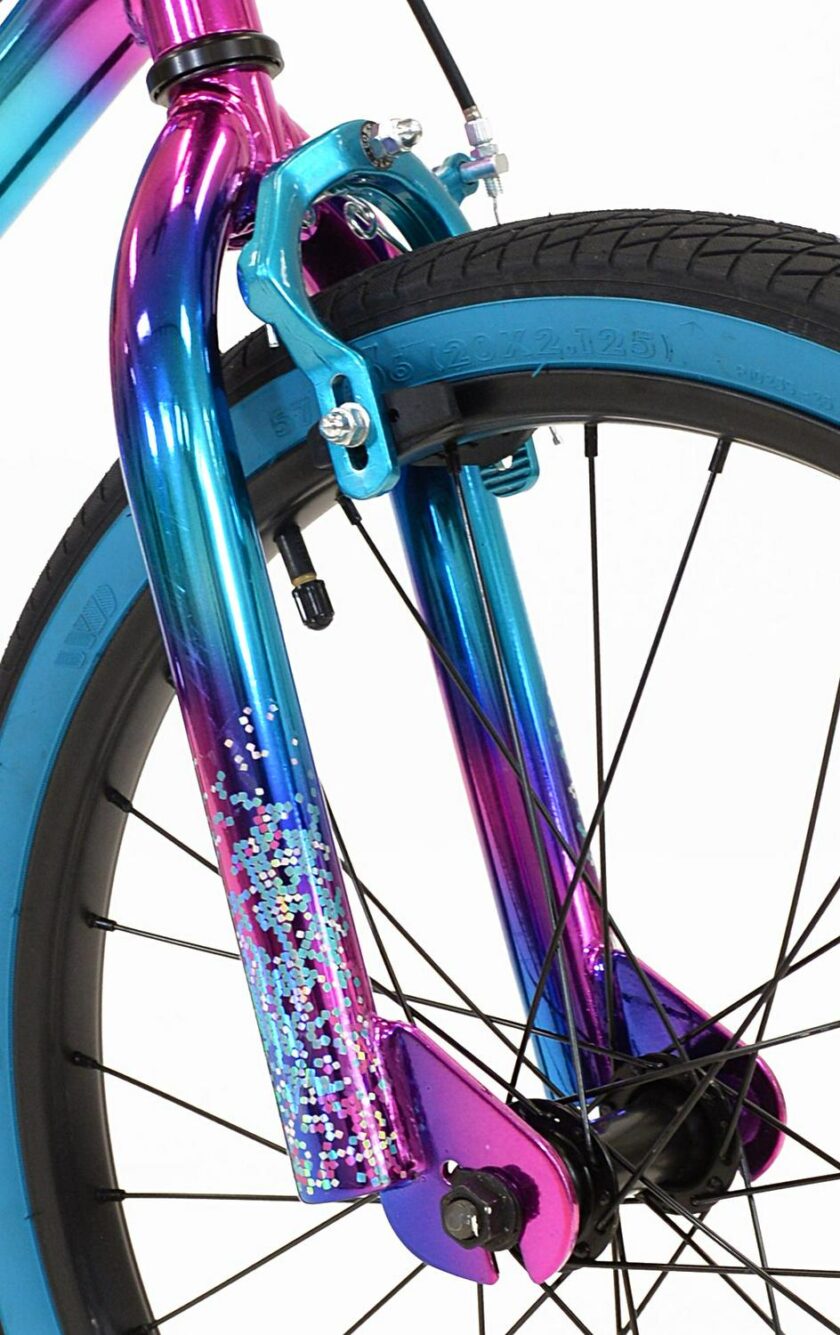 Genesis 20 Illusion Girls Bike, Blue/Purple - Image 3