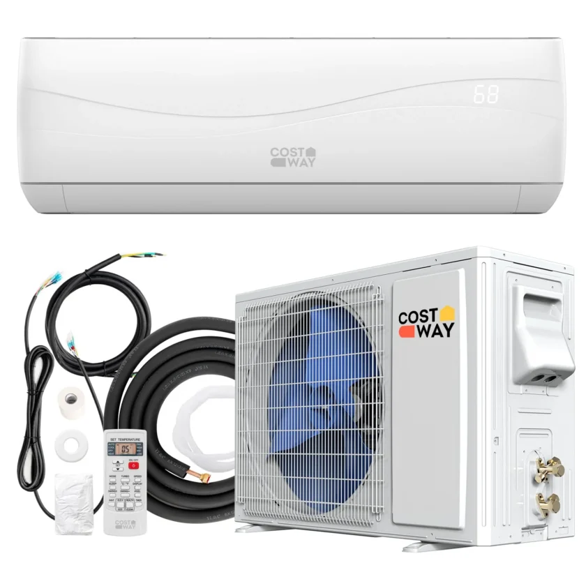 COSTWAY 12000BTU Mini Split Air Conditioner& Heater