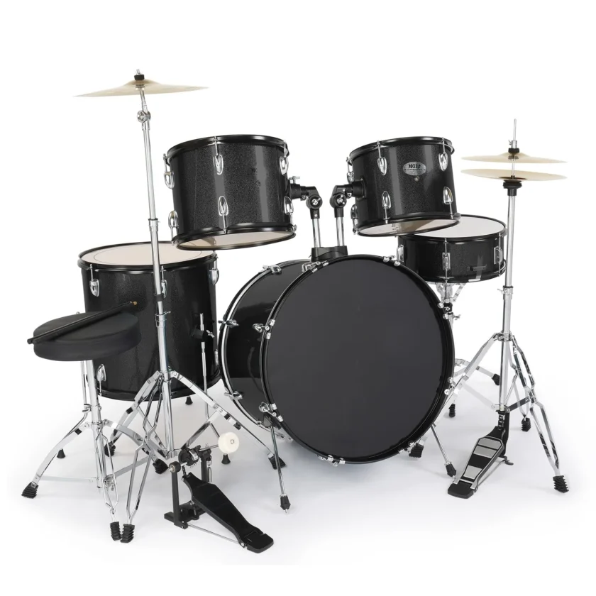 Ktaxon 5-Piece Adult Drum Set, 22 Inch Full-Size Drums Kit