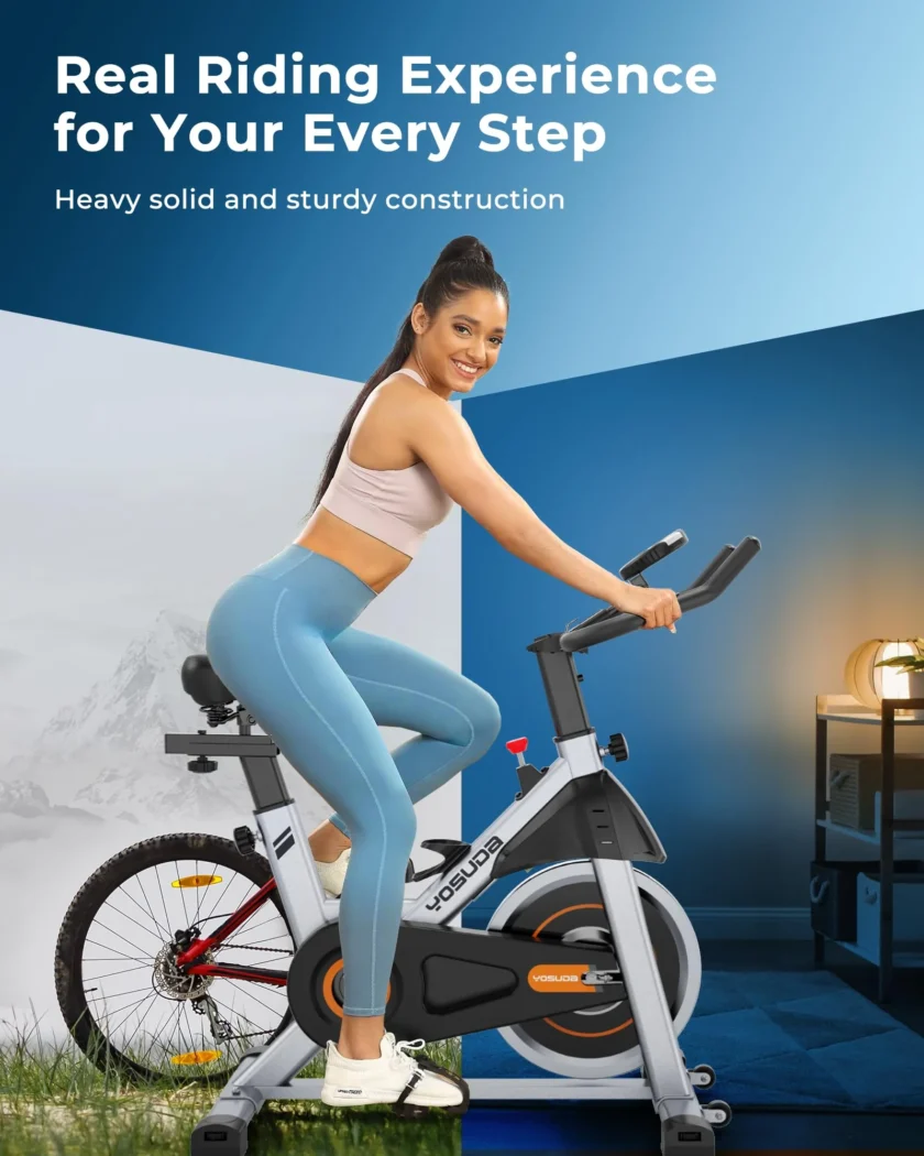 YOSUDA Indoor Cycling Bike Stationary Bike - Image 2