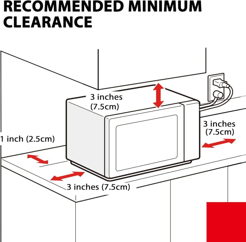 TOSHIBA 4-in-1 ML-EC42P(SS) Countertop Microwave Oven, Smart Sensor, Convection, Air Fryer Combo, Mute Function, Position Memory 13.6" Turntable, 1.5 Cu Ft, 1000W, Silver - Image 16