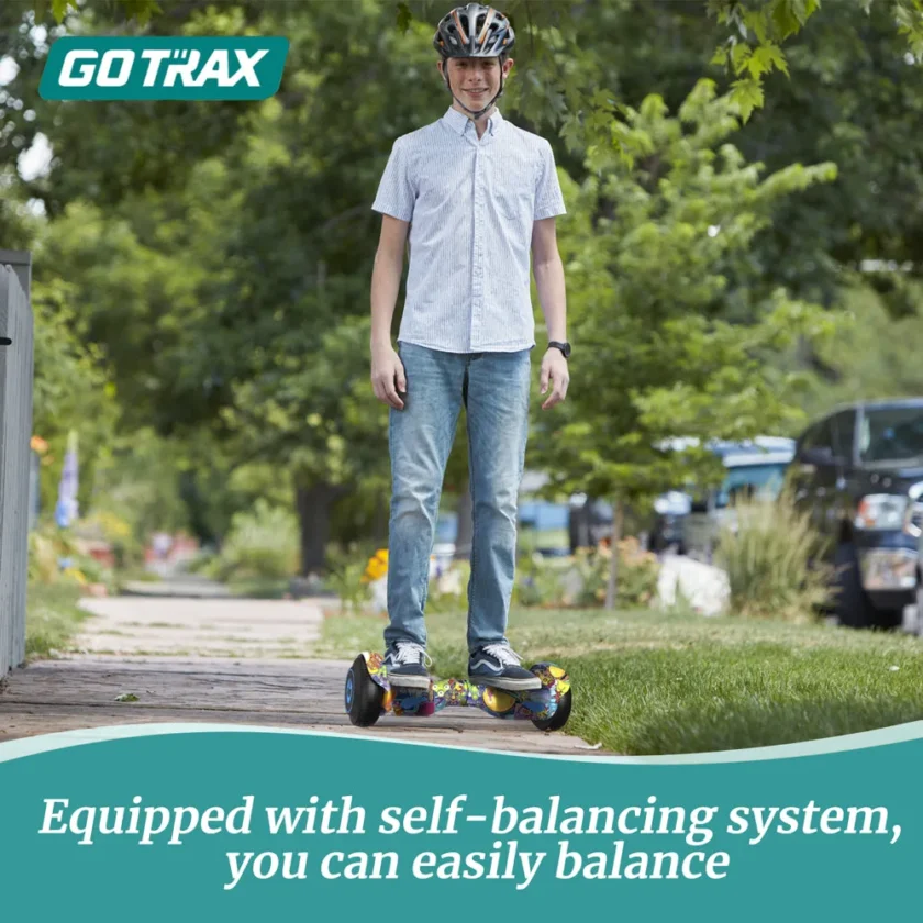 GOTRAX Edge Hoverboard for Kids Adults, 6.5" Tires 6.2Mph & 2.5 Miles Self Balancing Scooter - Image 5