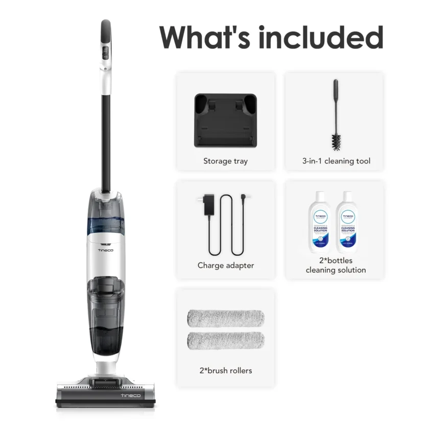 Tineco iFLOOR 2 Complete Cordless Wet Dry Vacuum Floor Cleaner and Mop - Image 2