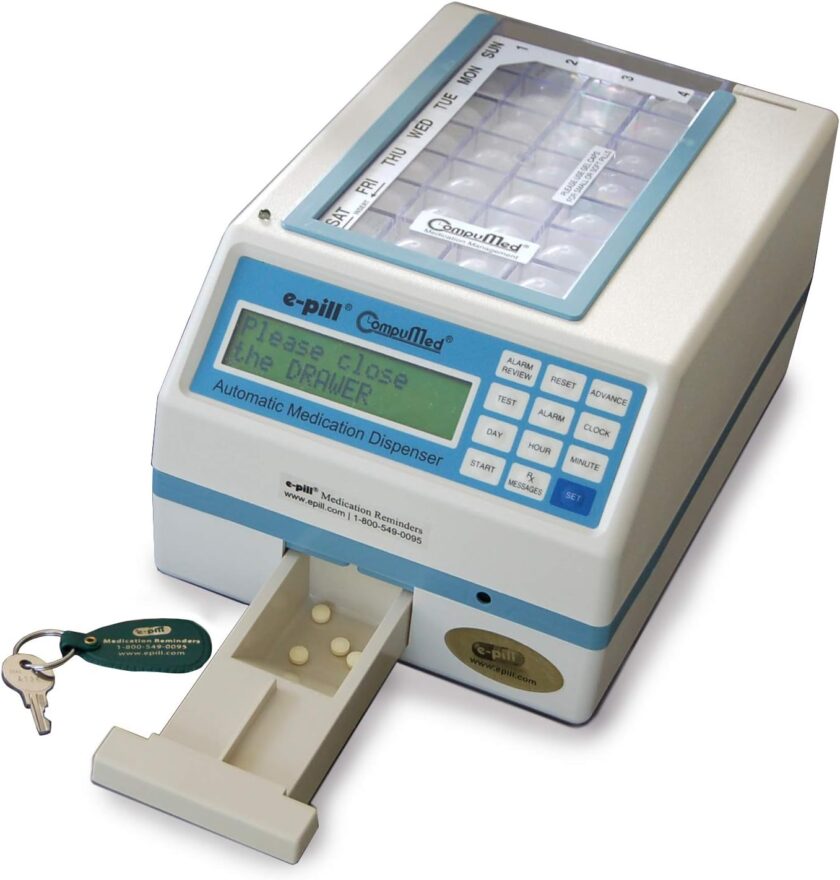 CompuMed - Tamper Resistant Automatic Pill Dispenser - AC Powered