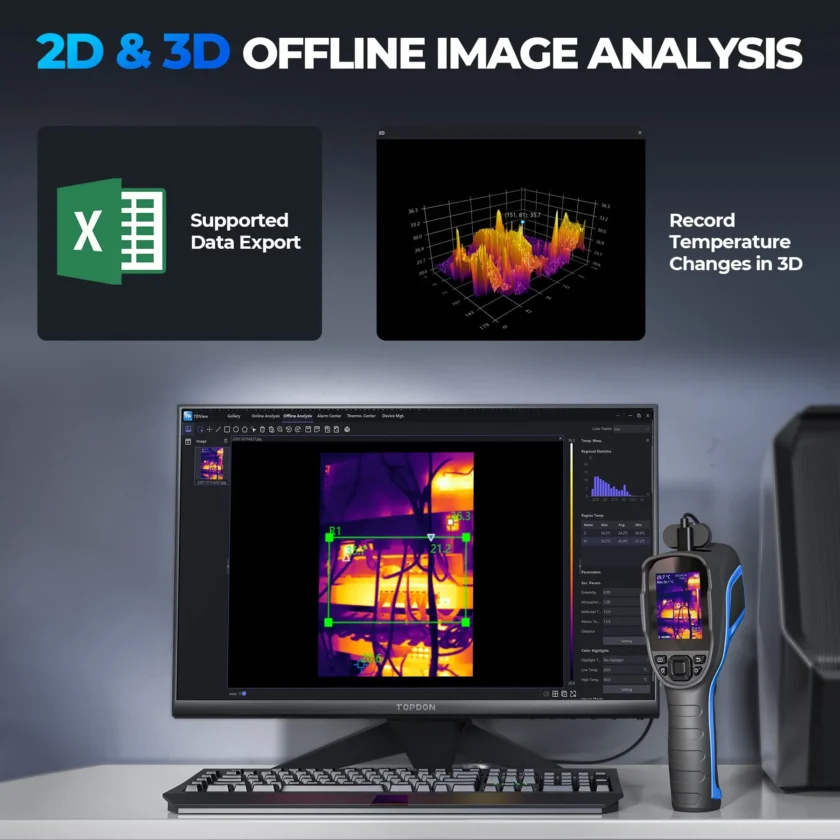 TOPDON Thermal Imaging Camera, 256 x 192 IR High Resolution - Image 6