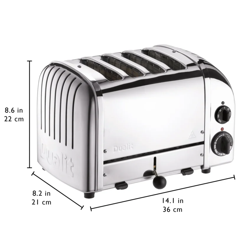 Dualit New Generation Classic 4-Slice Toaster in Stainless Steel - Image 5