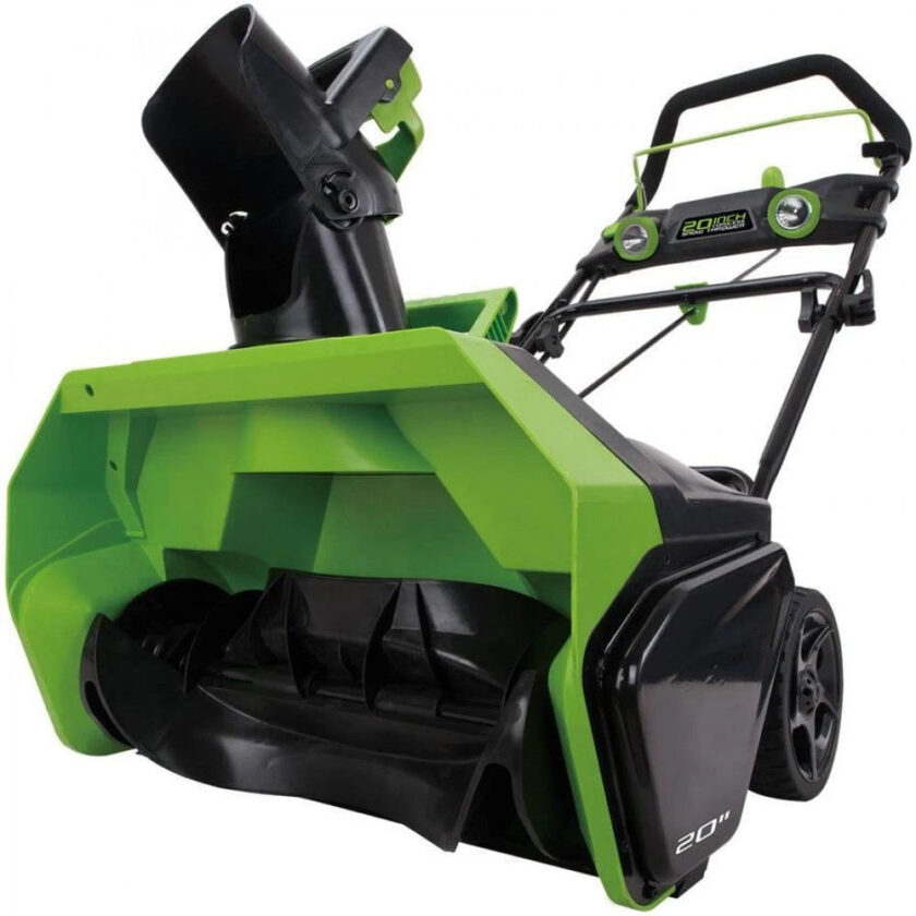 Greenworks PRO 20-Inch 80V Cordless Snow Thrower, 2.0 AH Battery Included 2600402 - Image 2