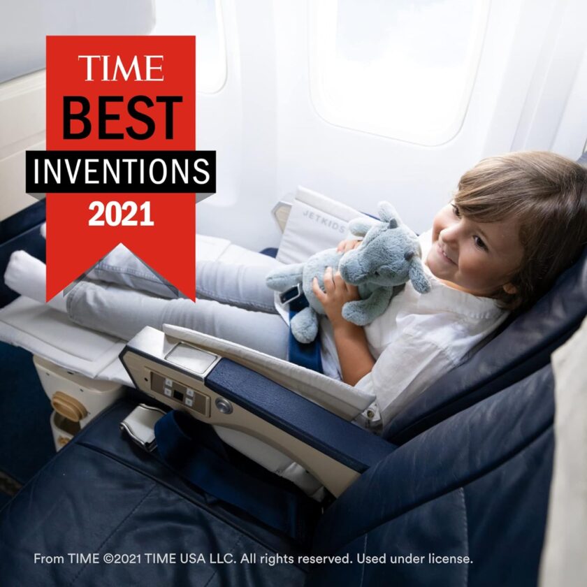 Kids' ride-on luggage and in-flight beds - Help your kids relax and sleep on the plane - Approved by multiple airlines - Best for ages 3 - 7 - Image 10