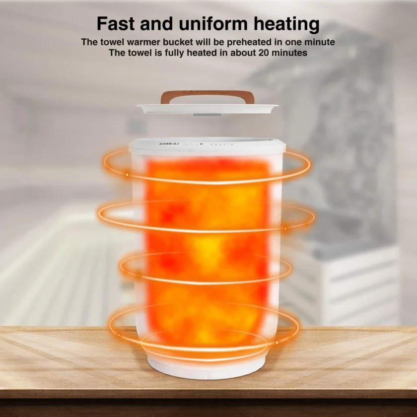 SAMEAT Large Heated Towel Warmers for Bathroom - Image 3