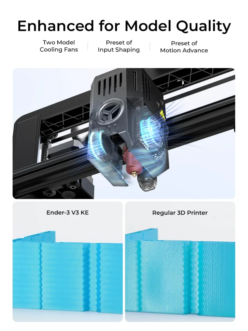 Creality Ender-3 V3 KE 3D Printer, 500 mm/s High-Speed - Image 4