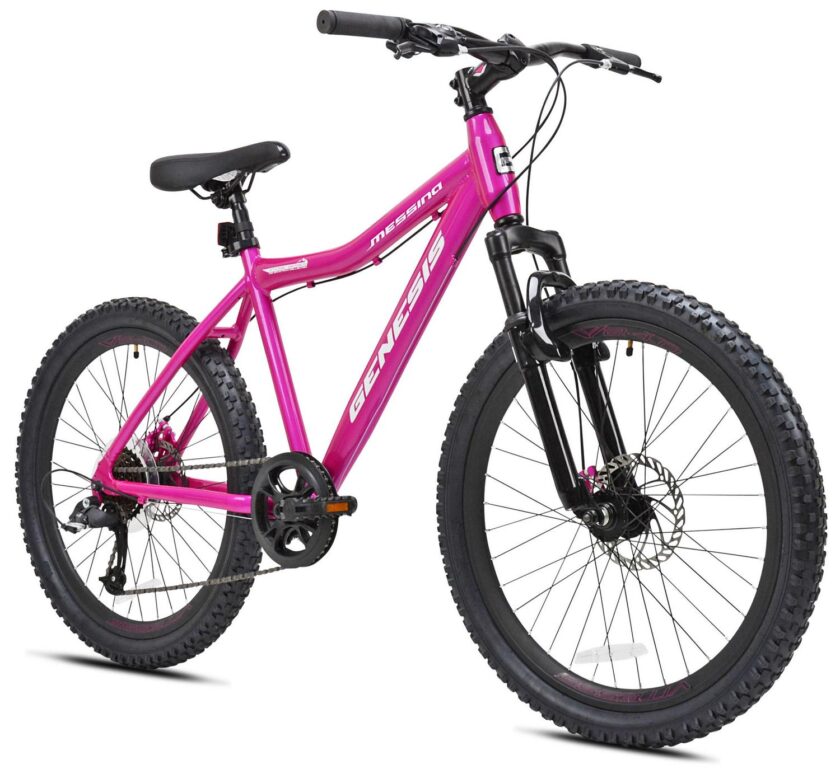 Genesis 24 In. Messina Ladies Mountain Bike, Pink - Image 2