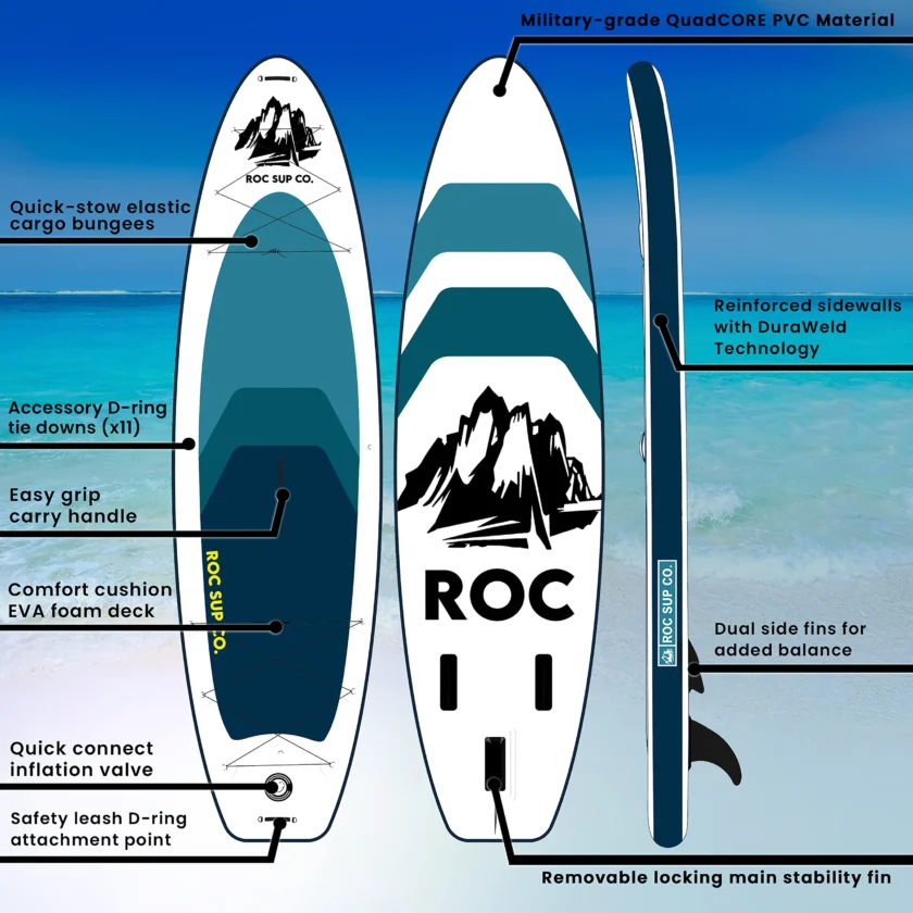 Roc Inflatable Stand Up Paddle Boards 10 ft 6 in - Image 5