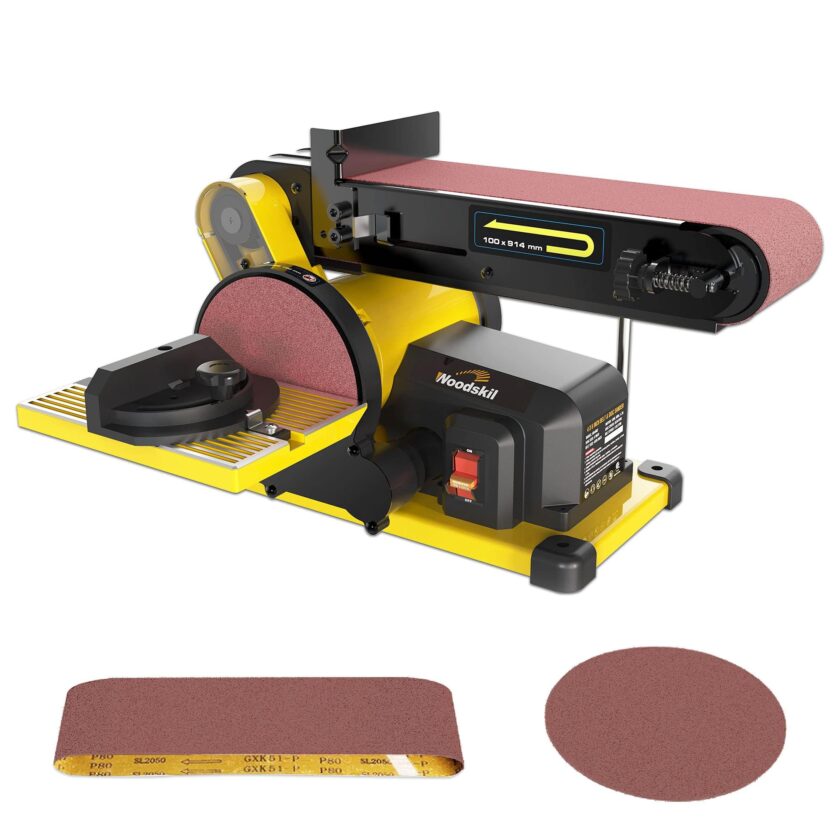 Woodskil 4.3A Belt Sander, 4 x 36 in. Belt & 6 in. Disc Sander