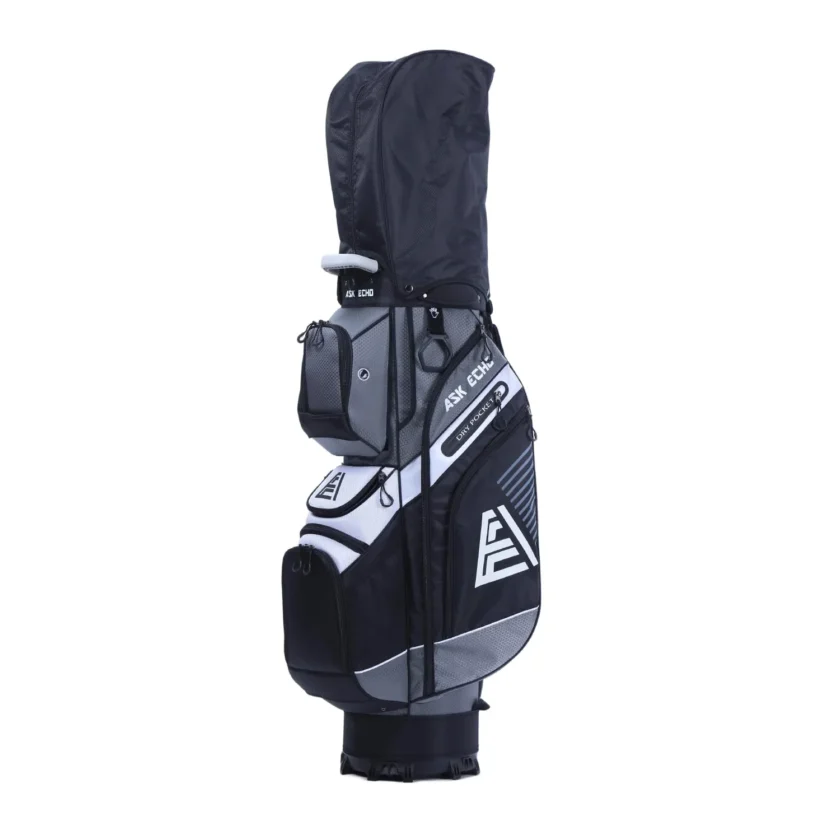 ASK ECHO T-Lock Golf Cart Bag with Handles and Rain Cover - Image 2