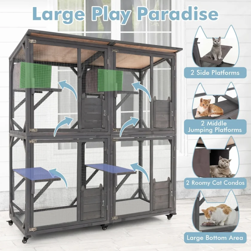 Catio Outdoor Cat Enclosure Large - Image 3