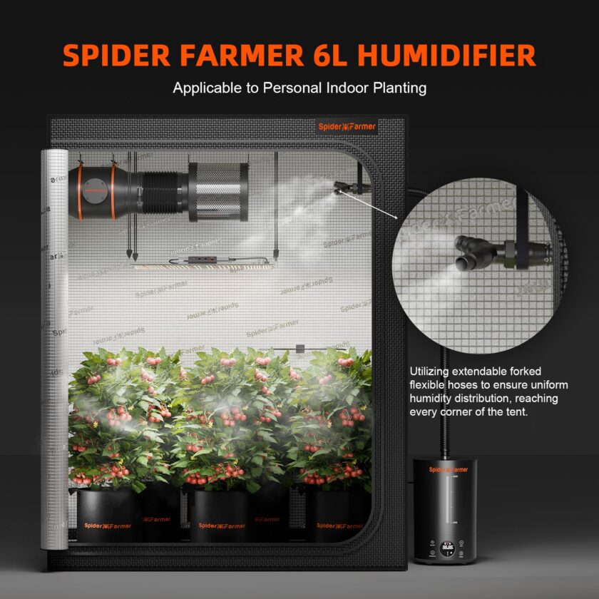 Spider Farmer 3-in-1 6L Grow Tent Humidifier - Image 8