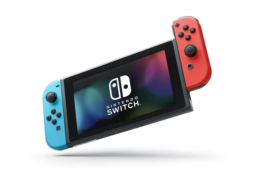 Nintendo Switch with Neon Blue and Neon Red Joy‑Con - Image 4