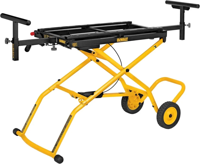 DEWALT Miter Saw Stand With Wheels (DWX726), Yellow