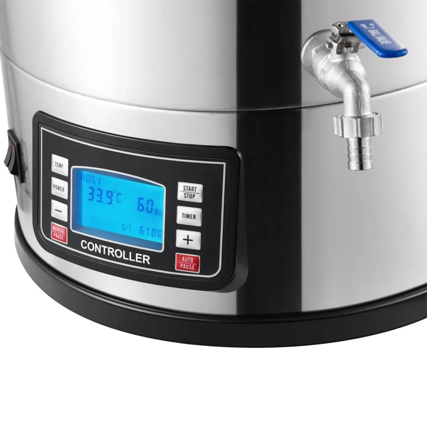 VEVOR Electric Brewing System 9.2 Gal/35 L Brewing Pot All-in-One Home Beer Brewer w/Pump - 9.6Gal - Image 8