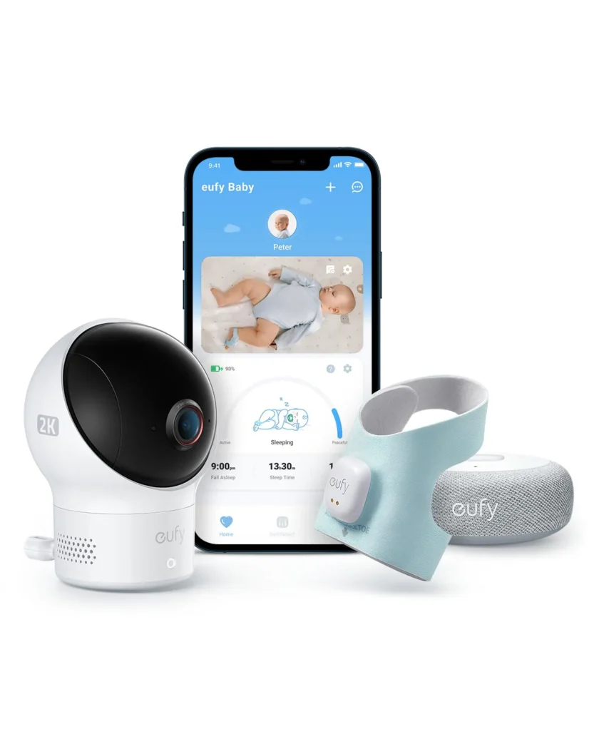 eufy Baby Smart Sock S320 Baby Monitor with 2K Camera