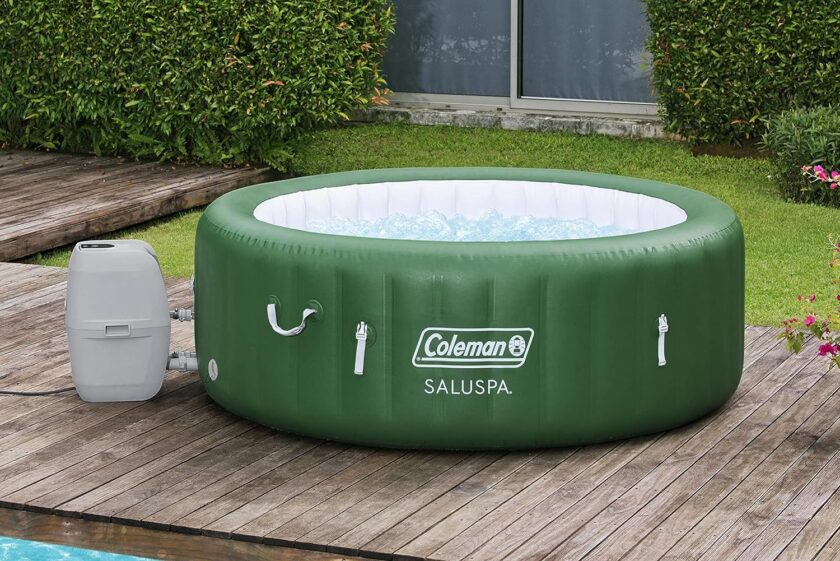 Inflatable Hot Tub Spa | Portable Hot Tub with Heated Water System and 140 Bubble Jets | Fits Up to 4 People - Image 15