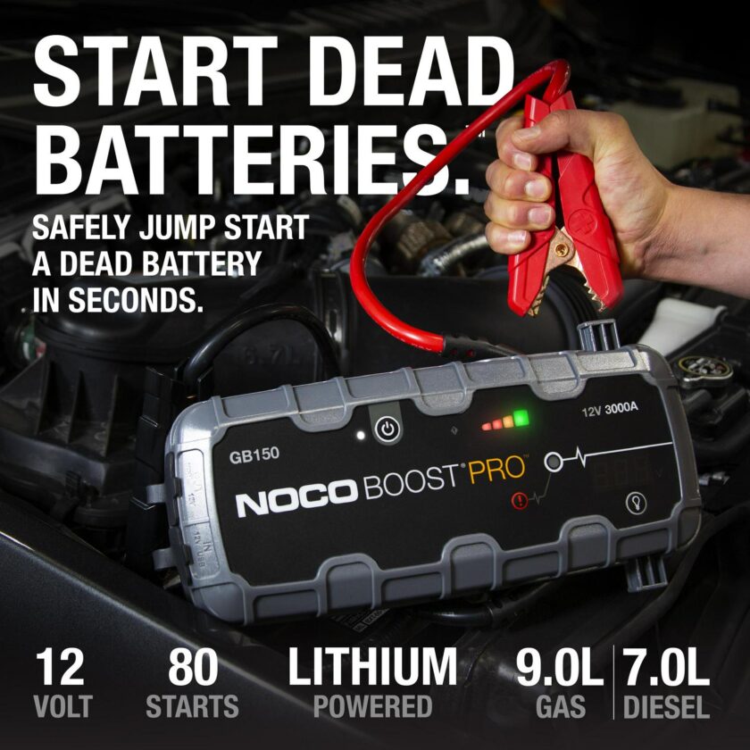 Boost Pro GB150 3000A 12V UltraSafe Portable Lithium Jump Starter - Image 2