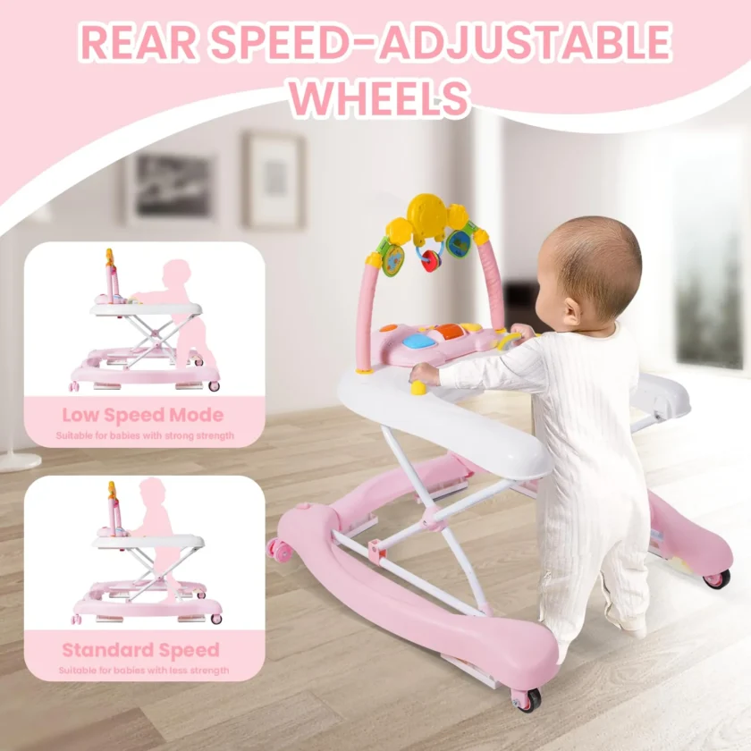 Boyro Baby 5-in-1 Baby Walkers for Boys Girls 6-12 Months - Image 7