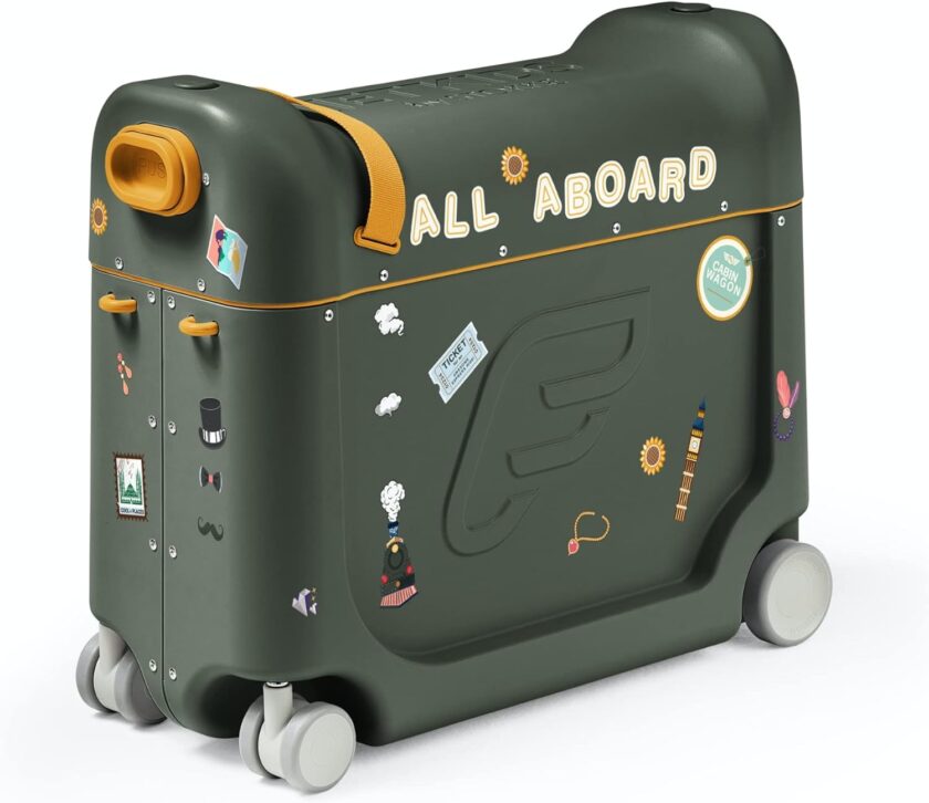 Kids' ride-on luggage and in-flight beds - Help your kids relax and sleep on the plane - Approved by multiple airlines - Best for ages 3 - 7 - Image 4