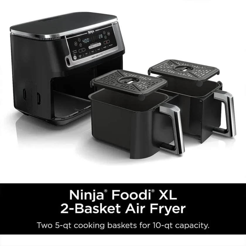 Ninja DZ550 Foodi 10 Quart 6-in-1 DualZone - Image 3