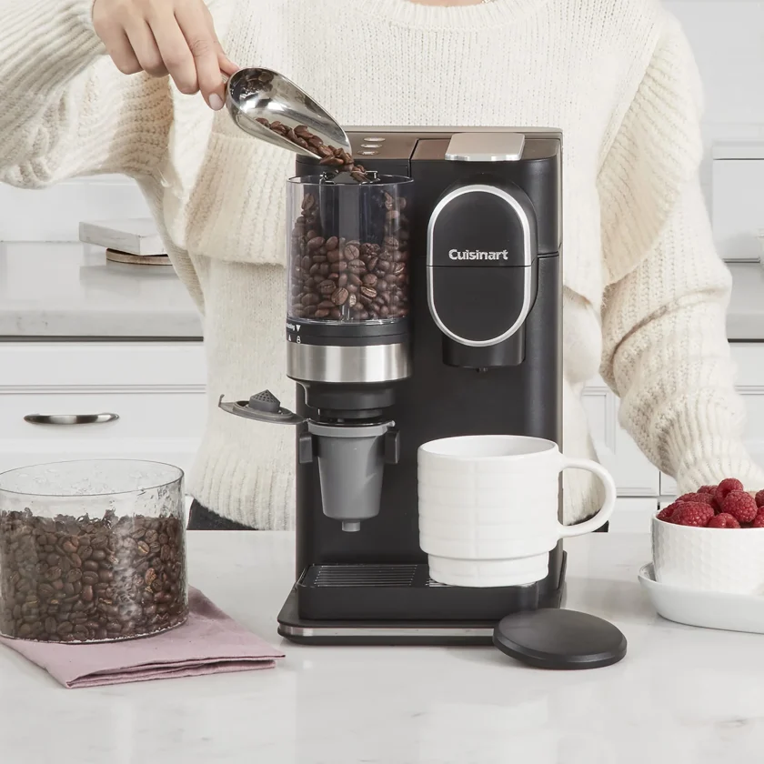 Cuisinart Single Serve Coffee Maker + Coffee Grinder - Image 8