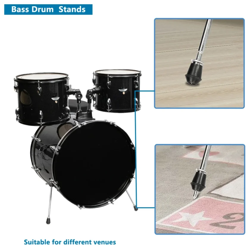 Ktaxon 5-Piece Adult Drum Set, 22 Inch Full-Size Drums Kit - Image 5