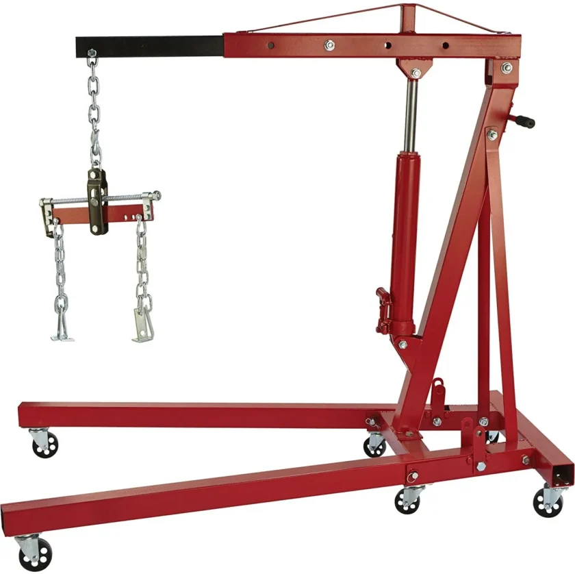 Strongway Hydraulic Engine Hoist with Load Leveler – 2-Ton Capacity, 1in.-82 5/8in. Lift Range - Image 5