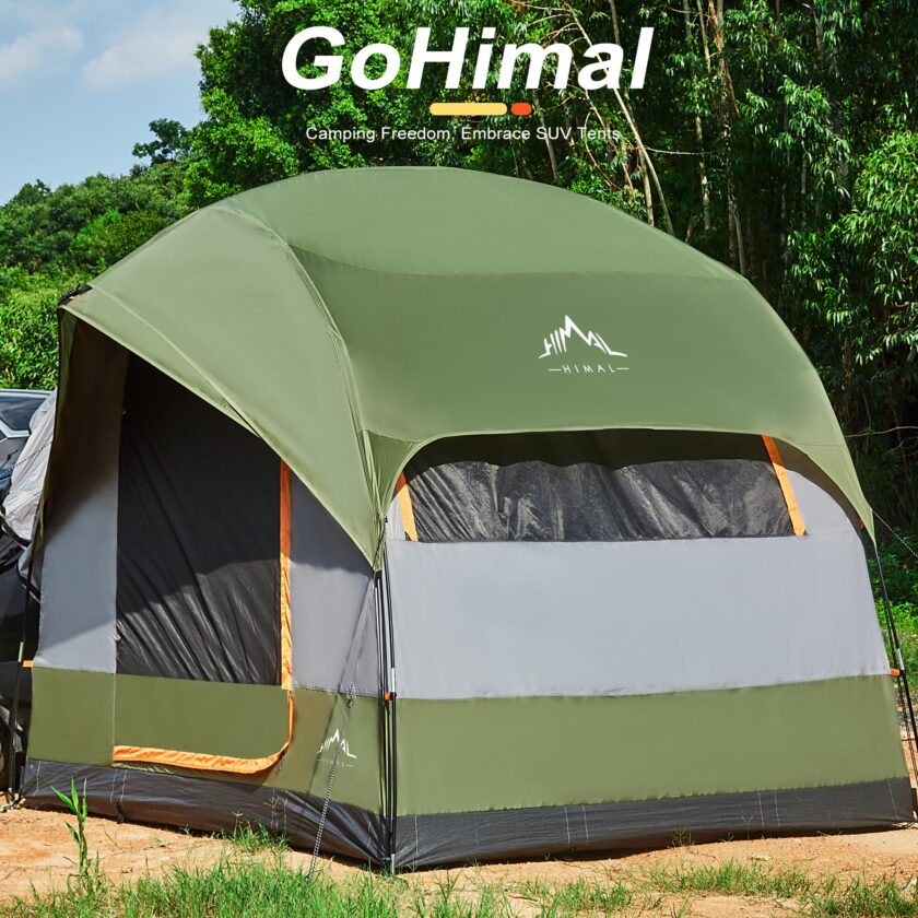 GoHimal Waterproof SUV Tent for Camping, 8FT L x 8FT W x 7.2FT H - Image 2