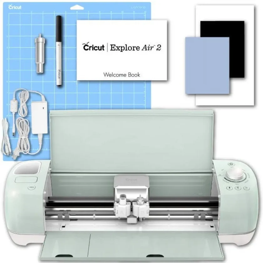 Cricut Explore Air 2 Machine Bundle - Beginner Guide, Tool Kit, Vinyl Pack, Designs & Project Inspiration - Image 3