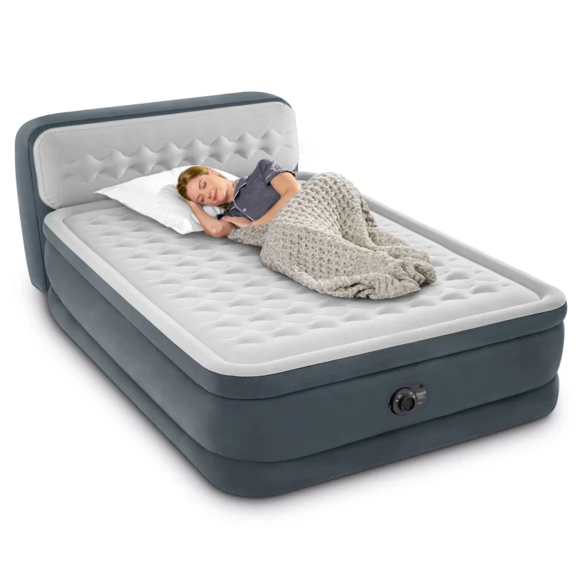 Intex Dura-Beam Deluxe 18 Inch Queen Sized Air Mattress - Image 6