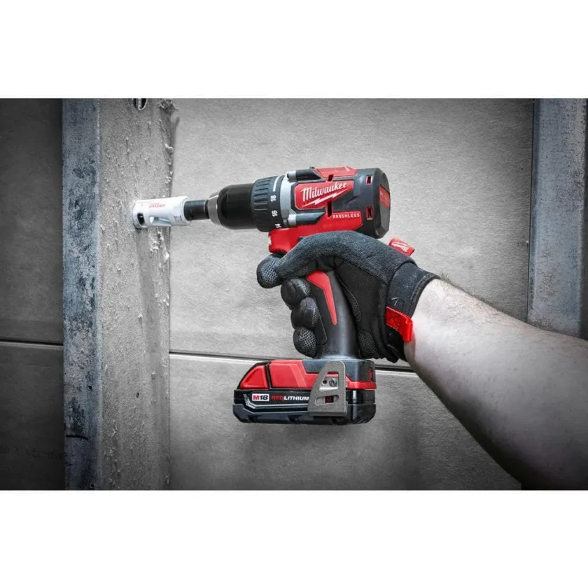 M18 18V Lithium-Ion Brushless Cordless Compact Drill/Impact Combo Kit (2-Tool) W/ (2) 2.0Ah Batteries, Charger & Bag 2892-22CT - Image 6