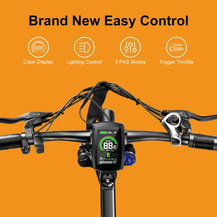 Jasion Electric Bike for Adults with 360Wh Removable Battery - Image 3