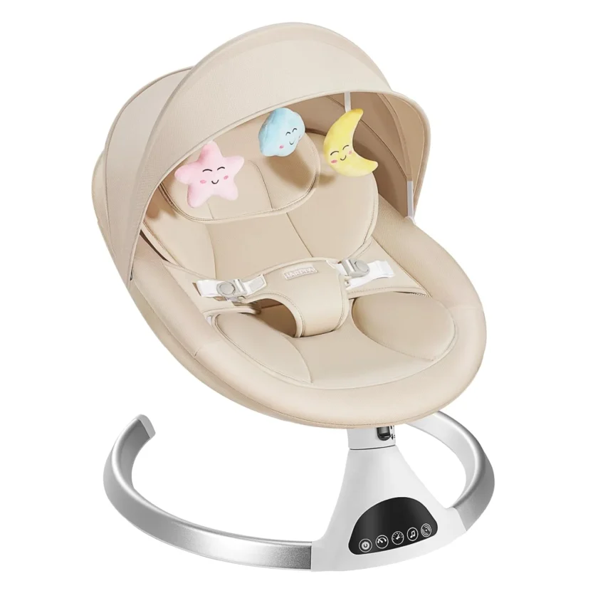 HARPPA Electric Baby Swing for Infants to Toddler with 5 Speed - Image 2