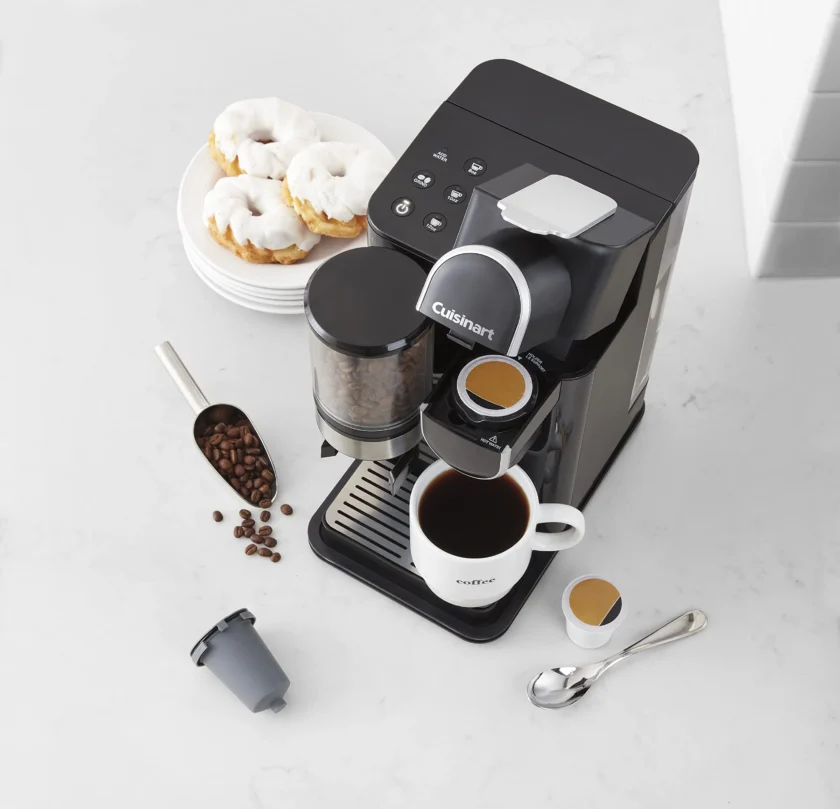 Cuisinart Single Serve Coffee Maker + Coffee Grinder - Image 9