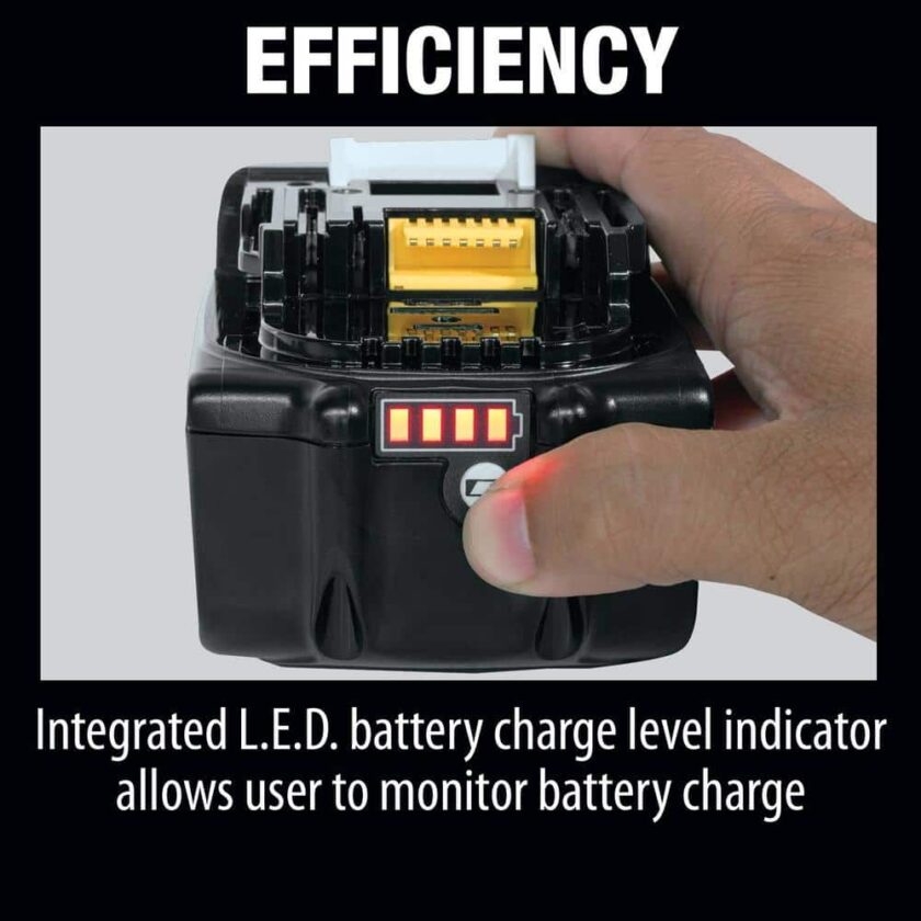 18-Volt LXT Battery and Rapid Optimum Charger Starter Pack (5.0Ah) with bonus 18V LXT Brushless Cut-Off/Angle Grinder BL1850BDC2XAG04 - Image 9